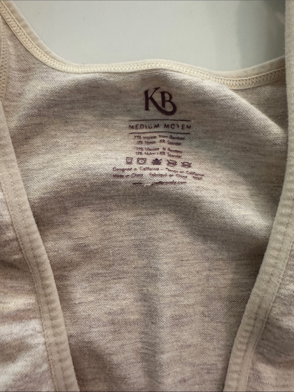 Sublime Bamboo Maternity/Nursing crop top - Picture 4 of 6